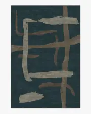185' x 275' | Machine Washable Runner Rug | Kid & Pet Friendly | Indoor Rug | Architectural Digest Lydos Shadow & Bronze Tufted Rug | Ruggable