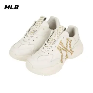 【MLB】老花系列 老爹鞋 Monogram Chunky 紐約洋基隊(3ASHCM01N-50IVS)