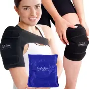 PMC Shoulder Brace Ice Pack & Knee Ice Pack Wrap for Pain & Injury Recovery, ...