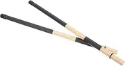 KAILIKETIY 1 Pair Professional Wood Drum Sticks Durable Percussion Instrument Accessories for Drummers Smooth Finish Lightweight for Various Drum Types Black Color