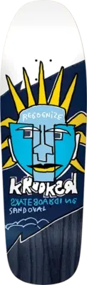 Krooked Ronnie Sandoval Recognize 9.81 Pro Shaped Skateboard Deck