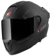 FC-Moto Hawk EVO Solid Helmet, black, Size XS for Men