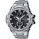 【CASIO】G-SHOCK G-STEEL渦輪葉片錶面設計太陽能藍芽不鏽鋼錶-黑面(GST-B100D-1A)