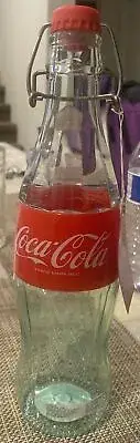 Coca Cola Swing Top Reusable Plastic Drinks Bottle Cool Gear 14 oz Coke Bottle