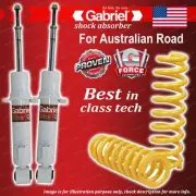 Front Gabriel Ultra Shocks + STD King Coil Springs for Mitsubishi Triton ML MN (for: Mitsubishi)