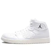 SIZE 15 Nike Jordan Access Hi Leather Trainers AR3762-100 White/Pale Ivory