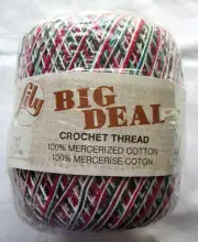 Lily Big Deal Crochet Thread ~ Size 5~ 3 Ply ~ #138S Mistletoe~ 300 yards