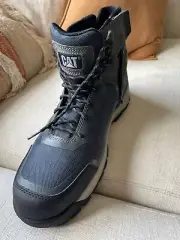 Caterpillar Mens Boots Navy Marine CAT work Boots