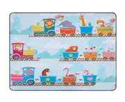 M07 200x145cm 4# Printed Dual Layers Sandproof Waterproof Picnic Beach Blanket Foldable Mat for Camping Hiking Park