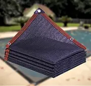 Fine Pool Mesh,Rectangular Pool Net Cover,Winter Pool Cover, for Above Ground Pools and Sun Protection(6x8m(19.6 * 26ft))
