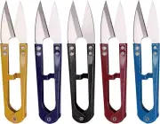 Small Sewing Scissors 5PCS 4.1Inch Mini Scissors Snip Trimming Nipper Yarn Thre