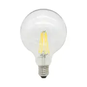 Amonson Lighting NEW 6W LED Filament Bulb E27 240V G125 Warm White