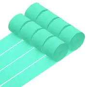 8 Rolls Crepe Paper Streamers 656ft Rainbow Streamers, Mint Green