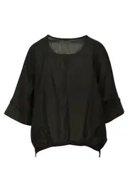 Printed Linen Top--JJ-BT7