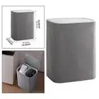 Folding Laundry Basket with Lid Household for Washing Storage Bathroom Dorm