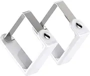 20pcs Stainless Steel Tablecloth Clips Outdoor Table Cover Holders Windproof Tablecloth Clamps for Picnic Camping Home Restaurant Use