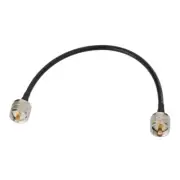 Bingfu UHF Male PL-259 to UHF Male PL-259 Cable RG58 30CM for HAM & CB Radio