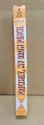BENEFIT❤Precisely My Brow Pencil❤#4 Warm Deep Brown❤0.0009oz - Travel Size