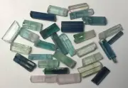 Natural Tourmaline Multicolour Crystal’s From Afghanistan Weight :28.55 Carats