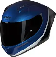Nolan N60-6 Sport Verniciatura Speciale 343, full face helmet , color: Dark Blue/Black/Light Grey , size: L