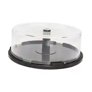 CD Storage Bucket Storage Rack with Black Base Large Capacity Portable Empty CD