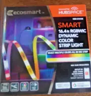 Ecosmart 16.4 ft. RGBWIC Dynamic Color Changing LED Strip Light with Hubspace
