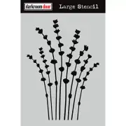 Darkroom Door Large Stencil Lavender 9"x12"