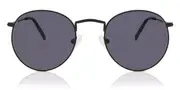 Men's Sunglasses - Round Metal Black Full Rim - SmartBuy Collection