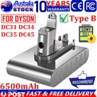 6500mAh 22.2V Sony Cell Battery for Dyson Type B DC31 DC34 DC35 DC44 DC45 Animal