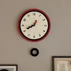 Round Wall Clock Silent Clock Decorative Clock Wall Ornament for Dining Room