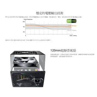 COUGAR 美洲獅 VTE 400W 500W 600W 80Plus 銅牌 電源供應器 三年保固 公司貨