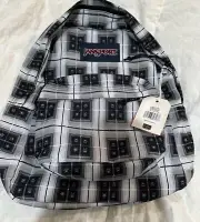 JANSPORT SUPERBREAK ONE BLACK ARCADE BACKPACK - JS00T15W0KM NWT