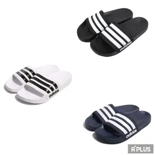 ADIDAS 男女拖鞋 ADILETTE CLOUDFOAM 黑白藍-AQ1701 / AQ1702 / AQ1703