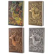 for Creative Deer Embossed A5 Leather Notebook Journal Notepad Travel Diary Plan