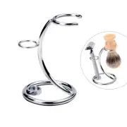 Men Shaving Stand Stainless Steel for Bevel Safety Razor Brush Holder