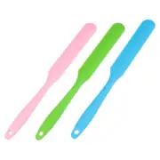 3 Pcs Hair Removal Wax Sticks Non-stick Scraper Silicone Spatulas