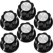 Gatuida 6pcs Volume Tone Control Knobs Electric Guitar Effect Pedal Knob Instrument Parts