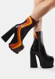 [Current Mood] Funky Sole Platform Ankle Boots