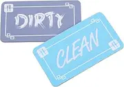 Ciieeo 2pcs Clean Dirty Indicator Sign for Washing Machine Dishwasher Easy to Use for Home Appliances Flexible Practical for Identification