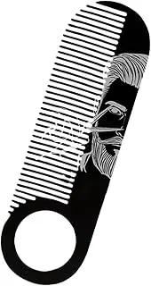 Small Beard Comb, Fine Tooth Beard Grooming Comb, Anti-Snag Portable Shaping Tool, Double-Purpose Detailing Brush Men Accessories for Holiday Birthday