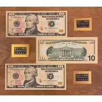 在飛比找蝦皮商城精選優惠-美國全新紀念10元十元面額紙鈔 亞歷山大 漢密爾頓 HAMI