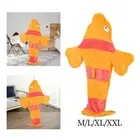 Hoodie Throw Blanket Shark Sleeping Clothes Cute Warm Clown Fish Pajamas for