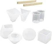 KONTONTY 1 Epoxy Mold Fudge Molds Soap Loaf Molds for Soap Making Silicon Mold Making Kit DIY Real Vending Machine Soap Making Mold Polymer Petals Clay Molds Soap Molds White