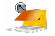 3M Gold Privacy Filter for 13.3" Laptop with 3M COMPLY Flip Attach, Adhesive Strips and Slide Mounts, 16:11