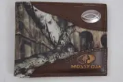 ZEP PRO Ichthys Christian Fish Mossy Oak Camo Bifold Wallet Tin Gift Box