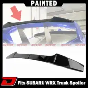 2015-2021 Fits SUBARU WRX STI 4th 4DR Sedan Gurney Flap Trunk Lip Spoiler Black (for: Subaru)