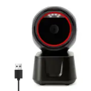 1D 2D QR Wired Barcode Scanner Automatic Sense Reader USB Desktop Barcode4420