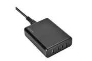 Bonelk 240W USB-C USB-A Multi-Port Desktop Charger For Laptop MacBook Black