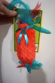 NWT MULTIPET CAT TOY KATZ KUDDLERZ WITH CATNIP RED