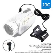 JJC Wired Remote Commander for SONY LANC ACC Socket Handycam Camcorder as RM-VD1